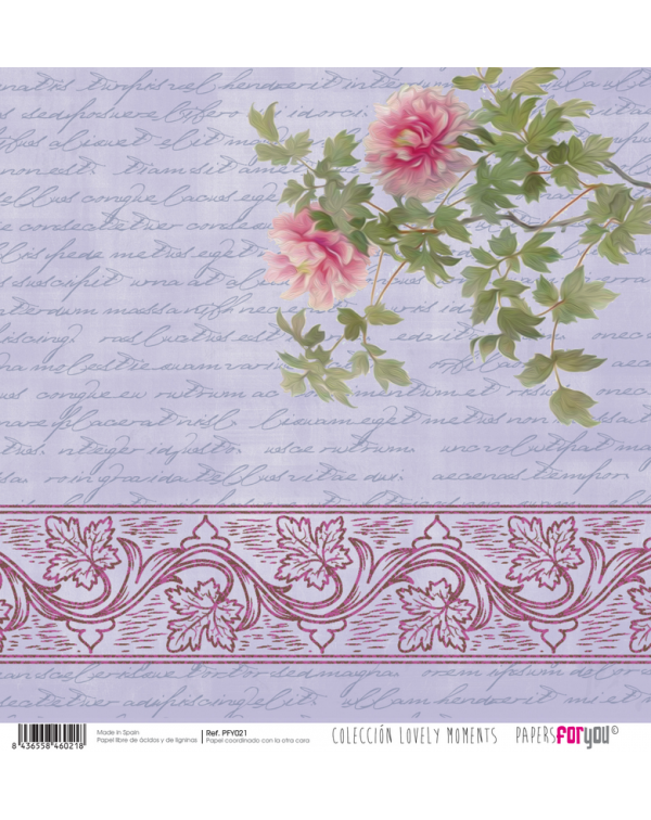 Papel doble cara boda PFY021 