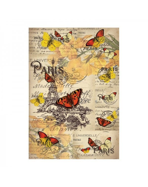 Papel de Arroz MARIPOSAS EN PARIS