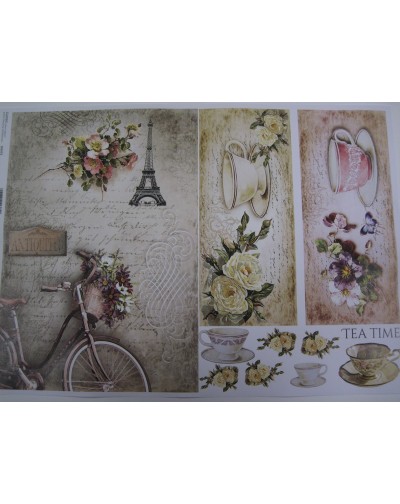 Papel decoupage 42 x 30 cm. 60 gr.