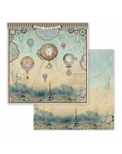 Colección Voyages Fantastiques (22 papeles) 12x12" stamperia SBBL53